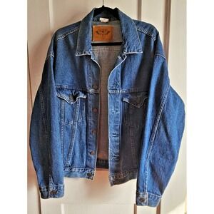 Pimilico Jeanwear international denim TRUCKER‎ Jacket Canada made men Sz L
